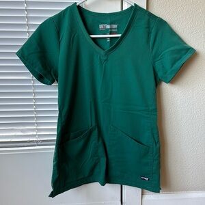 Greys anatomy forest green scrub top